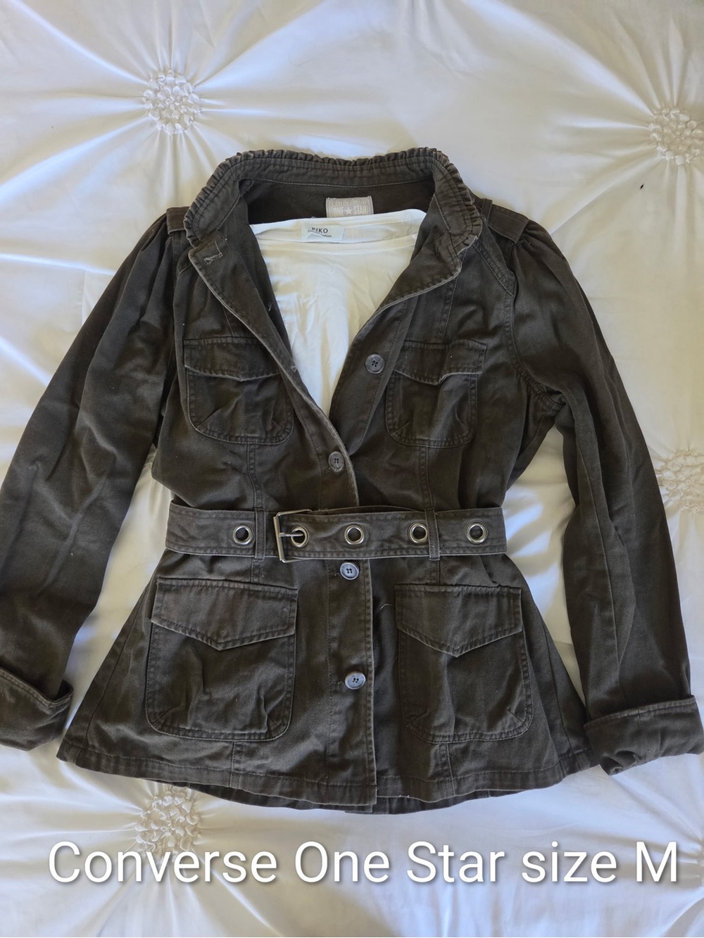 Converse One Star Utility Jacket with Belt, size medium